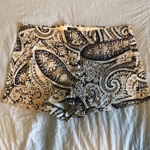 Women’s J.Crew Shorts - Preppy, Navy Pattern